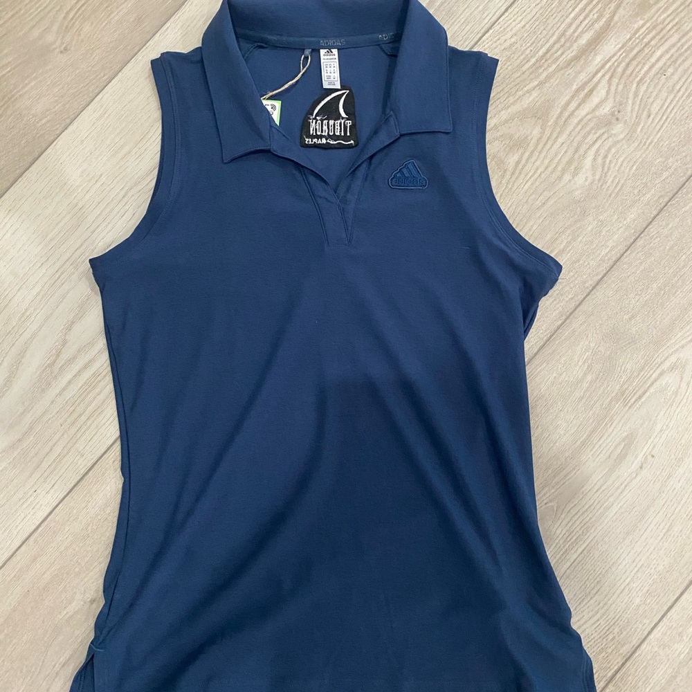 adidas Navy Blue Muscle Tee